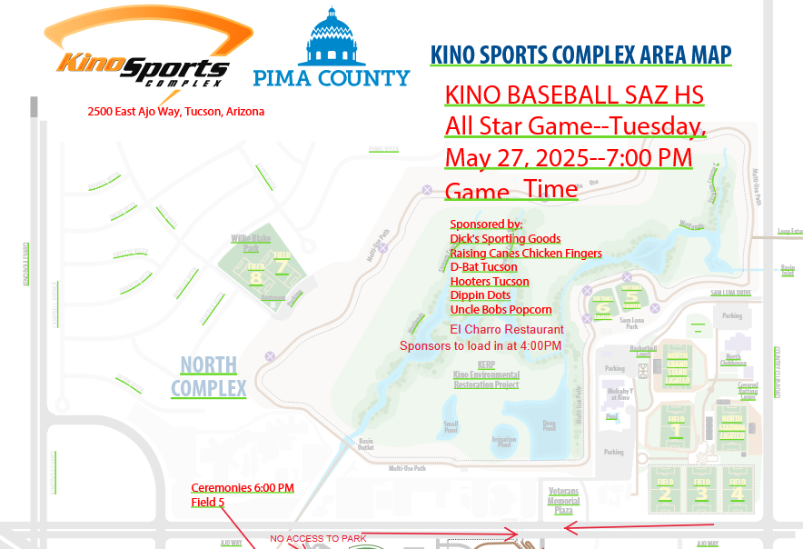Kino Sports Complex Map All Star Map